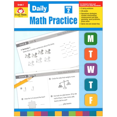 Evan-Moor Daily Common Core Math Practice, Grade 2 751